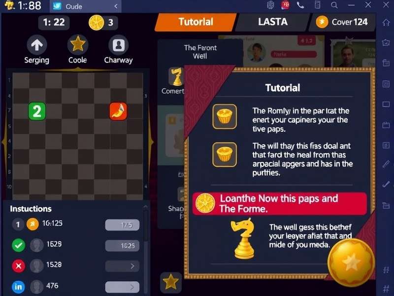 Sanyasi Chess Triumph tutorial interface showing move instructions